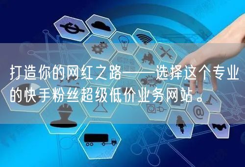 打造你的网红之路——选择这个专业的快手粉丝超级低价业务网站。