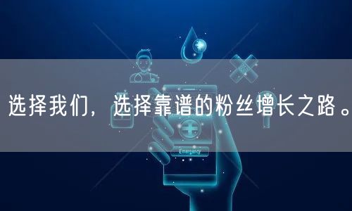 选择我们，选择靠谱的粉丝增长之路。