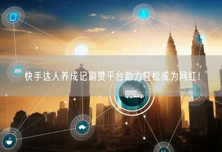 快手达人养成记刷赞平台助力轻松成为网红！